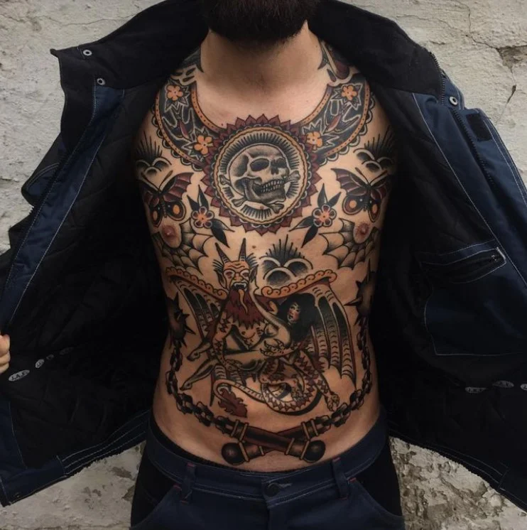 Characteristics of the Traditional American Tattoo Style Characteristics of the Traditional American Tattoo Style